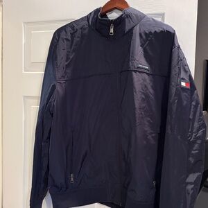 Tommy Hilfiger Men's Dark Blue Windbreaker
